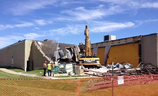 Saginaw 12 - North Wing Demolition - May 2013